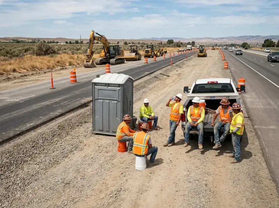 highway-road-construction-crew-007 — frequently asked questions, Porta Potty and Restroom Rentals in Dundee, OR